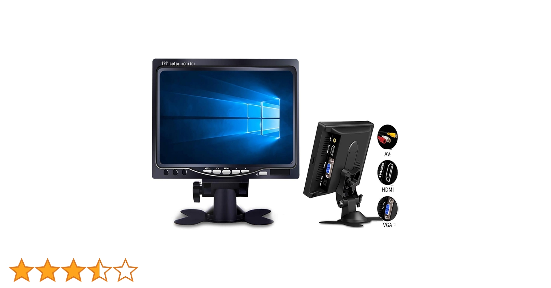 Amazon.co.jp: METIS モニター 7インチ ディスプレイ VGA/AV/HDMI